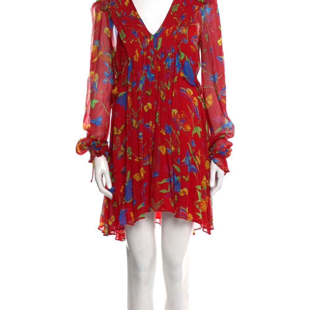 The KOOPLES Red Long Sleeve Dress